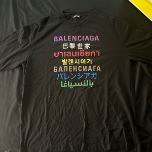 Balenciaga black T shirt